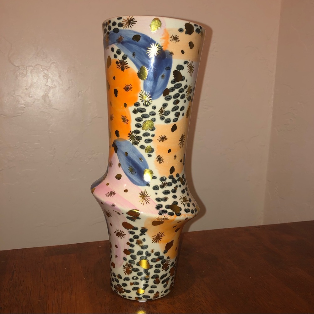 Pier One Vase Speckled 12” Tall